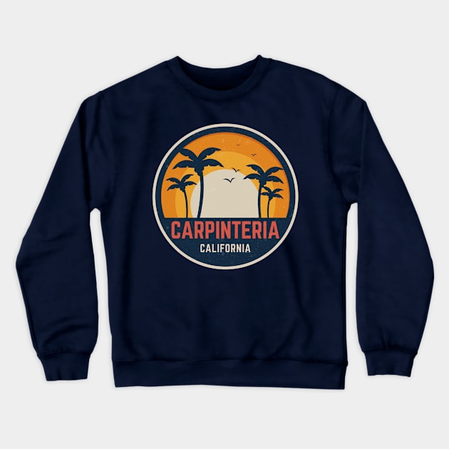 Carpinteria California Crewneck Sweatshirt by dk08